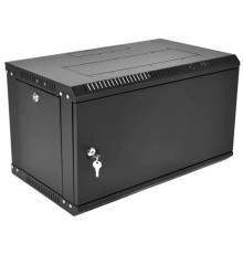 шкаф ЦМО Шкаф телекоммуникационный настенный разборный ЭКОНОМ 9U (600  520) дверь металл, цвет черный