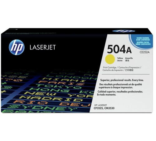Тонер-картридж/ HP Color LaserJet CE252A Yellow Print Cartridge