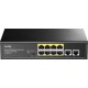 Коммутатор/ 8-Port 10/100M PSE RJ-45 +2 RJ45 10/100/1000M Uplink Port Unmanaged PoE+ Switch 120W, CCTV/VLAN mode support, long distance:250M at CCTV mode. Support PD Alive Function, ±4 KV Surge Protection, 802.3af/at standard, Alternative 1/2(+),3/6(-)