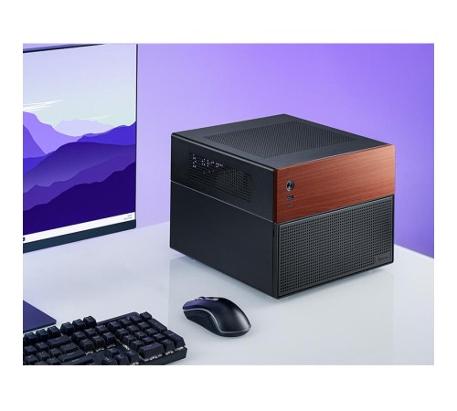 Корпус без блока питания/ Case JONSBO N4, Mini-Tower, 1x120mm, 1xUSB-A 3.0 + 1xUSB-C 3.2, SFX PSU Support, mATX, mITX Black