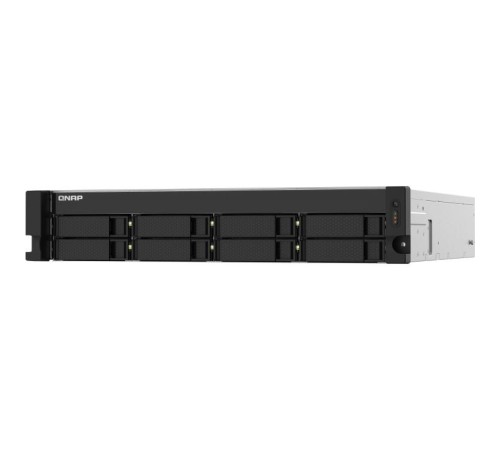 Сетевое хранилище без дисков/ SMB QNAP TS-832PXU-4G 8-Bay AL324 quad-core 1.7 GHz 2U rackmount NAS, 4GB DDR4 UDIMM RAM (max 1x16GB), SATA 6Gb/s, 2x 10GbE SFP+ LAN, 2x2.5 GbE LAN, 1x PCIe Gen2 x2 slot. W/o RAIL-B02 Сетевое хранилище без дисков/ SMB QNAP TS-832PXU-4G 8-Bay AL324 quad-core 1.7 GHz 2U rackmount NAS, 4GB DDR4 UDIMM RAM (max 1x16GB), SATA 6Gb/s, 2x 10GbE SFP+ LAN, 2x2.5 GbE LAN, 1x PCIe Gen2 x2 slot. W/o RAIL-B02