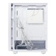 Корпус без блока питания/ Case HSPD M510, Mesh Mid Tower, White, TG, 0.5 SPCC, 4x120mm ARGB (Orbis F1) ATX, mATX, mITX 180/280/160mm 1x2.5", 1x3.5", 7xPCI 2xUSB-A 3.0 517x277x418mm