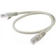 Патч-корд/ Патч-корд GoPower RJ-45 (m)-RJ-45 (m) 0.5м кат.5е ПВХ 26AWG серый в пакете (1/250)