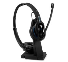 Гарнитура EPOS IMPACT MB Pro 2 UC ML, двусторонняя беспроводная гарнитура Bluetooth, подставка и Bluetooth USB-адаптер в комплекте (Sennheiser MB PRO 2 UC ML, 506046)
