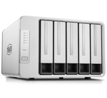 Система хранения данных TerraMaster D5-300 DAS tower/2xHDDs RAID0,1,10,5,JBOD/up to 5 SATA(3,5' or 2,5')/1xUSB3.1 Type-C gen1/1xPS/1YW (следы намокания.)