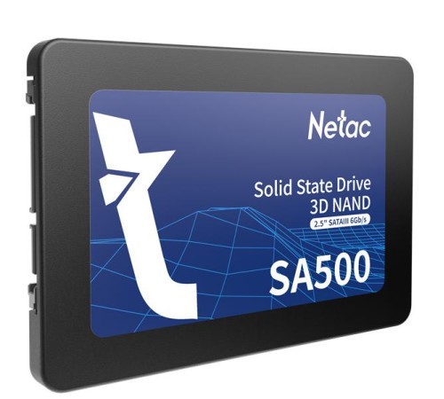 SSD накопитель Netac SSD SA500 512GB 2.5 SATAIII 3D NAND, R/W up to 520/450MB/s, TBW 240TB, 3y wty SSD накопитель Netac SSD SA500 512GB 2.5 SATAIII 3D NAND, R/W up to 520/450MB/s, TBW 240TB, 3y wty