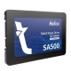 SSD накопитель Netac SSD SA500 512GB 2.5 SATAIII 3D NAND, R/W up to 520/450MB/s, TBW 240TB, 3y wty