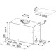 Вытяжка Franke FBFP XS A52/ Best, Вытяжка FBFP XS A52, BOX FLUSH EVO, ширина 52 см, 610 м3/ч, голосовое управление, 3 скорости + интенсивный режим, электронное управление, LED освещение,  цвет: нержавеющая сталь