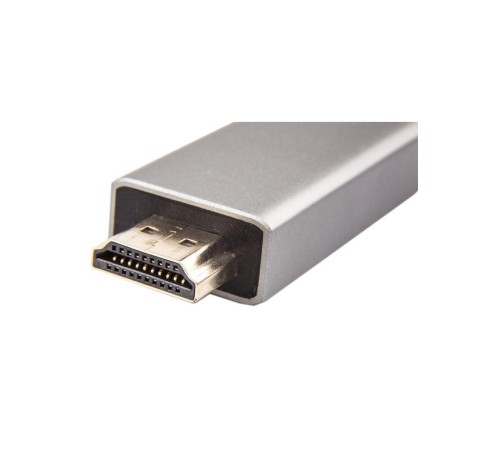 Кабель-адаптер/ Кабель-адаптер USB 3.1 Type-Cm --> HDMI A(m) 4K@60Hz, 1.8m , PD, Alum Shell,VCOM <CU423MCPD-1.8M> Кабель-адаптер/ Кабель-адаптер USB 3.1 Type-Cm --> HDMI A(m) 4K@60Hz, 1.8m , PD, Alum Shell,VCOM <CU423MCPD-1.8M>