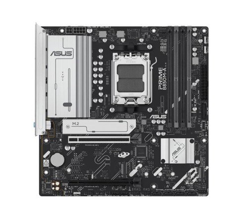 Материнская плата ASUS PRIME B850M-A-CSM, AM5, B850, 4*DDR5, 4*SATA, 3*M.2, 4*USB 3.2, 4*USB 2.0, 4*PCIx16, 2* DP+HDMI, mATX; 90MB1LQ0-M0EAYC
