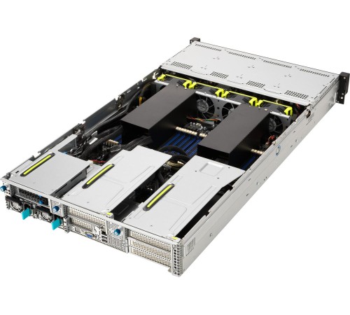 Серверная платформа/ ASUS RS720A-E11-RS12/10G/2.4KW/8NVMe/GPU/OCP
