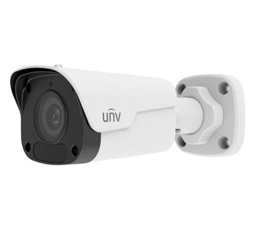 Камера Uniview Видеокамера IP цилиндрическая, 1/2.7" 2 Мп КМОП @ 30 к/с, ИК-подсветка до 30м., 0.01 Лк @F2.0, объектив 4.0 мм, WDR, 2D/3D DNR, Ultra 265, H.265, H.264, MJPEG, 2 потока, встроенный микрофон, д