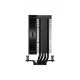 Кулер для процессора/ CPU Cooler PCCooler RT400 Digital BK (230W, 4-pin PWM, LED temp., 152mm, Al/Cu, 4x6mm, 1x120mm, 73.32CFM, 34.9dBA, 2200RPM, S: 1851/1700/1200/115X, AM5/AM4, black)