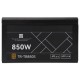 Блок питания 850W/ Power Supply Thermalright, 850W 80+ Bronze (ATX, 3.0, PCIe 5.0, Non-modular, 1x24(20+4)pin 550mm, 1xCPU*2 8(4+4)pin 600+150mm, 1xPCIe*2 8(6+2)pin 500+150mm, 1x12VHPWR PCIe 5.0 12+4pin 600mm, 1xSATA*3+MOLEX4pin*1 400+150+150+150mm, 1xSAT