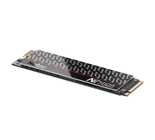 SSD накопитель Netac SSD NV5000-T 500GB PCIe 4 x4 M.2 2280 NVMe 3D NAND SSD, R/W up to 4800/2700MB/s, IOPS(R4K) 200K/440K, TBW 320TB, with heat spreader, 5y wty SSD накопитель Netac SSD NV5000-T 500GB PCIe 4 x4 M.2 2280 NVMe 3D NAND SSD, R/W up to 4800/2700MB/s, IOPS(R4K) 200K/440K, TBW 320TB, with heat spreader, 5y wty