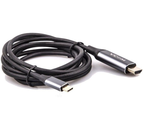 Кабель-адаптер/ Кабель-адаптер USB 3.1 Type-Cm --> HDMI A(m) 4K@60Hz, 1.8m ,Aluminium Shell,VCOM <CU423MC-1.8M> Кабель-адаптер/ Кабель-адаптер USB 3.1 Type-Cm --> HDMI A(m) 4K@60Hz, 1.8m ,Aluminium Shell,VCOM <CU423MC-1.8M>