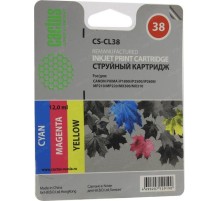 -/ Картридж струйный Cactus CS-CL38 многоцветный (9мл) для Canon Pixma iP1800/iP1900/iP2500/iP2600/MP14