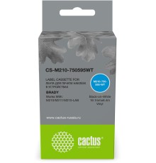 -/ Картридж ленточный Cactus CS-M210-750595WT M210-750-595-WT для Brady M210/M211/M210-LAB