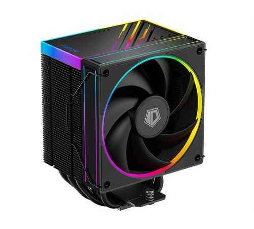 Кулер для процессора ID-COOLING FROZN A610 ARGB LGA20XX/1700/1200/115X/AM5/AM4 (10шт/кор, TDP 250W, PWM, черный, 6 тепл.трубок + медная база, ARGB FAN 120mm) RET