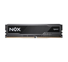 Оперативная память Apacer  DDR4  16GB  3200MHz DIMM NOX Black Gaming Memory (PC4-25600) CL16 1.35V Intel XMP 2.0, Heat Sink (Retail) 1024*8  3 years (AH4U16G32C28YMBAA-1)