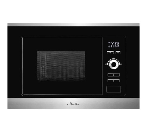 Встраиваемая микроволновая печь Monsher/ 60 см, 20 л, 8 автоматических кулинарных программ, 5 режимов мощности, функция размораживания по весу полуфабрикатов или по времени, черный и нерж. Встраиваемая микроволновая печь Monsher/ 60 см, 20 л, 8 автоматических кулинарных программ, 5 режимов мощности, функция размораживания по весу полуфабрикатов или по времени, черный и нерж.