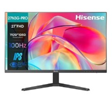 Монитор Hisense/ 27"/1920x1080, IPS, 16:9, матовый, 100Гц, время отклика 5мс, 250кд/м2, 1000:1, VGA, HDMI, черный
