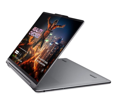 Ноутбук/ Lenovo Yoga 9 2-in-1 14IMH9 14"(3840x2400 OLED)/Touch/Intel Core Ultra 7 155H(1.4Ghz)/32768Mb/1024SSDGb/noDVD/Int:Intel Arc graphics/Cam/BT/WiFi/75WHr/war 1y/1.32kg/luna grey/Win11Home + 65W, Pen, RU kbd