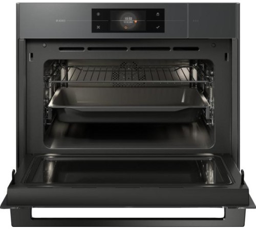 Встраиваемый духовой шкаф ASKO/ 741110, Встраиваемый духовой шкаф ASKO, компактный, высота 45 см, функция приготовления на пару и СВЧ, объем 50 л, полноцветный сенсорный TFT-дисплей, 143 автоматические программы, 11 режимов нагрева, режим ProRoast, Су-вид