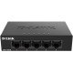 Коммутатор D-Link Неуправляемый коммутатор, 5x1000Base-T, корпус металл