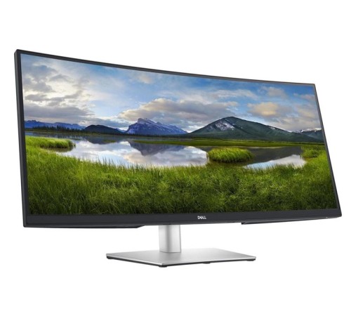 Монитор Dell 34"    S3423DWC Curved S/BK(VA;21:9;3440x1440x100Hz;300cd/m2;3000:1;4ms;178/178;2xHDMI2.2;USB-C,3xUSB 3.2(Gen1);Spk;HAS;Tilt;VESA) (потертости, следы эксплуатации, дефект на рамке)
