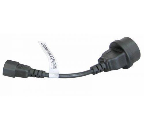 Кабель/ Powercom SCUT IEC-320 C14 to Socket Type-F 250V 10A