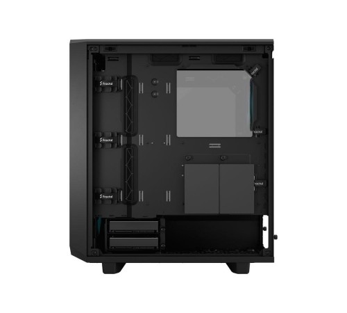 Корпус ПК без блока питания/ Case Fractal Design Meshify 2 Compact RGB TG Light Tint, Midi-Tower, 4x120mm RGB, 2xUSB-A 3.2 + 1xUSB 3.2 Type-C ATX, mATX, mITX Black
