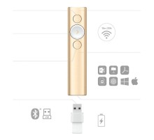 Презентер/ Logitech PRESENTER, SPOTLIGHT GOLD R-R0011