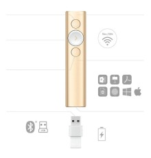 Презентер/ Logitech PRESENTER, SPOTLIGHT GOLD R-R0011