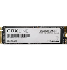 Твердотельный накопитель/ Foxline SSD ME, 256GB, M.2(22x80mm), NVMe, PCIe 3.0 x4, 3D TLC, R/W 1500/1100MB/s (2 года)