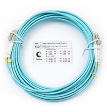 Шнур оптический duplex LC-LC 50/125 mm OM3 5м Cabeus FOP-50-LC-LC-5m Шнур оптический duplex LC-LC 50/125 mm OM3 5м LSZH