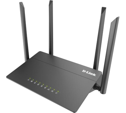 Маршрутизатор/ DIR-822/RU/R AC1200 Wi-Fi EasyMesh Router, 100Base-TX WAN, 4x100Base-TX LAN, 4x5dBi external antennas