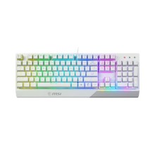 клавиатура проводная Gaming Keyboard MSI VIGOR GK30, Wired, Mechanical-like plunger switches. 6 zones RGB lighting with several lighting effects.  Anti-ghosting Capability. Water Resi (незначительное повреждение коробки)