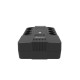 ИБП POWERMAN Brick 1000, линейно-интерактивный, 1000ВА, 600Вт, 4 евророзетки с резервным питанием, 4 евророзетки с фильтрацией, батарея 12В 9Ач 1 шт., 309мм х 202мм х 93мм, 5.6 кг./ UPS POWERMAN Brick 1000, line-interactive, 1000VA, 600W, 4 eurosockets wi