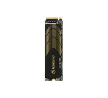 Твердотельный накопитель/ Transcend SSD MTE245S, 2000GB, M.2(22x80mm), NVMe 1.4, PCIe 4.0 x4, 3D NAND, R/W 5300/4600MB/s, IOPs 620 000/480 000, TBW 600, DWPD 0.33, 5 лет