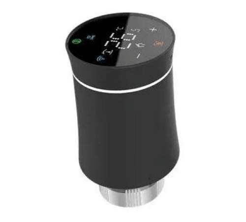 Терморегулятор для радиатора Moes ZigBee Smart Radiator Valve Thermostat черный модели ZTRV-BY-100 Терморегулятор для радиатора Moes ZigBee Smart Radiator Valve Thermostat черный модели ZTRV-BY-100