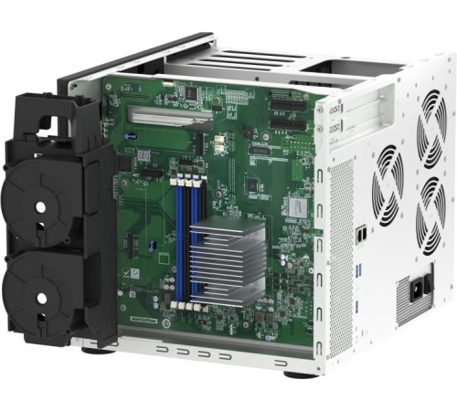 Сетевое хранилище без дисков/ SMB QNAP TS-1655-8G NAS 16-Bay (12x 3.5"/2.5" HDD/SSD bays + 4x 2.5" SSD bays + 2x M.2 2280 SATA slots), Intel Atom C5125 8-core processor, 2.8GHz, 8 GB DDR4 (1 x 8 GB) up to 128 GB (4 x 32 GB), 2x 2.5 GbE BASE Сетевое хранилище без дисков/ SMB QNAP TS-1655-8G NAS 16-Bay (12x 3.5"/2.5" HDD/SSD bays + 4x 2.5" SSD bays + 2x M.2 2280 SATA slots), Intel Atom C5125 8-core processor, 2.8GHz, 8 GB DDR4 (1 x 8 GB) up to 128 GB (4 x 32 GB), 2x 2.5 GbE BASE
