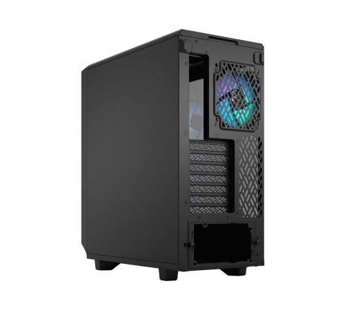 Корпус ПК без блока питания/ Case Fractal Design Meshify 2 Compact RGB TG Light Tint, Midi-Tower, 4x120mm RGB, 2xUSB-A 3.2 + 1xUSB 3.2 Type-C ATX, mATX, mITX Black