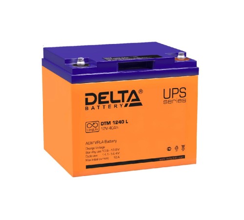 Аккумуляторная батарея DELTA BATTERY DTM 1240 L Аккумуляторная батарея DELTA BATTERY DTM 1240 L