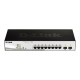 Коммутатор D-Link Управляемый L2 PoE-коммутатор, 8x1000Base-T PoE, 2х1000Base-X SFP, PoE-бюджет 65 Вт, упрощенный интерфейс CLI, Web-интерфейс, SNMP