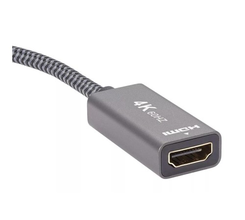 Адаптер/ Адаптер miniDP --> HDMI-F 0.15м , оплетка, 4K@60Hz, Telecom (TA565) Адаптер/ Адаптер miniDP --> HDMI-F 0.15м , оплетка, 4K@60Hz, Telecom (TA565)