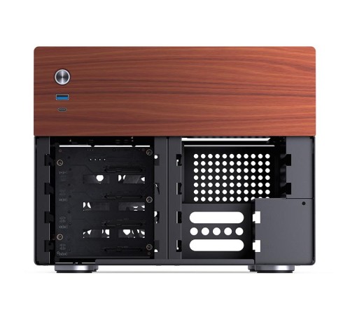 Корпус без блока питания/ Case JONSBO N4, Mini-Tower, 1x120mm, 1xUSB-A 3.0 + 1xUSB-C 3.2, SFX PSU Support, mATX, mITX Black