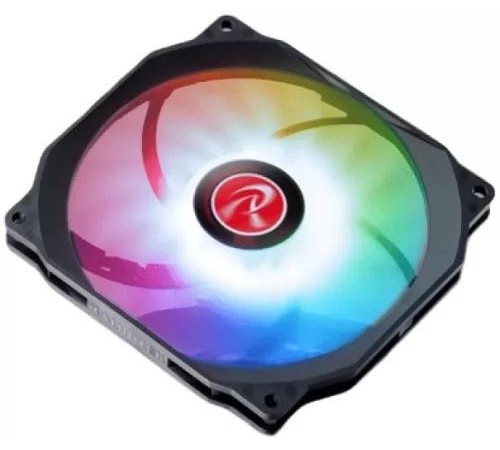 Вентилятор для корпуса Raijintek Aeolus beta-ARGB (120x130x13mm, PWM, 200-1400RPM, 28.43 dBA max, ARGB LED, hydraulic bearing)