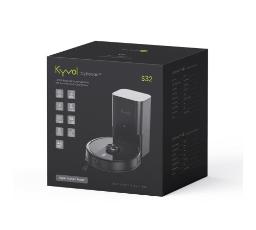 Робот-пылесос Kyvol S32 Black (Вскрытая упаковка)
