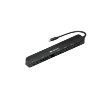 Док-станция/ OU3350SNPD USB-C Docking Station, 1xUSB 3.0, 1xUSB-C/PD 3.0, 2xUSB 2.0, 1x1000Base-T, 1xHDMI, SD/TF/microSD Card Reader
